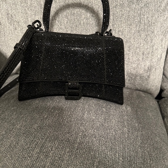 Authentic Balenciaga rhinestones Hourglass XS Crossbody Handbag $6,850 - Picture 13 of 16
